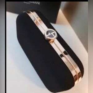 Black Georgio  Armani Clutch